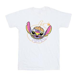 Lilo & Stitch Stitch Pumpkin T-Shirt Stampa Grafica  