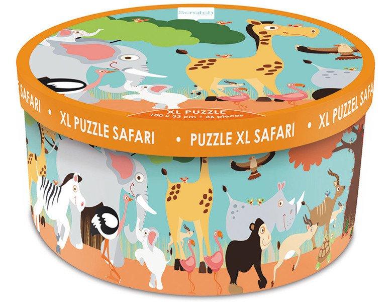 Scratch  Puzzle Boden Puzzle Safari (36Teile) 