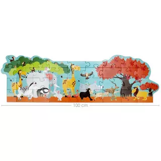 Scratch  Puzzle Boden Puzzle Safari (36Teile) 