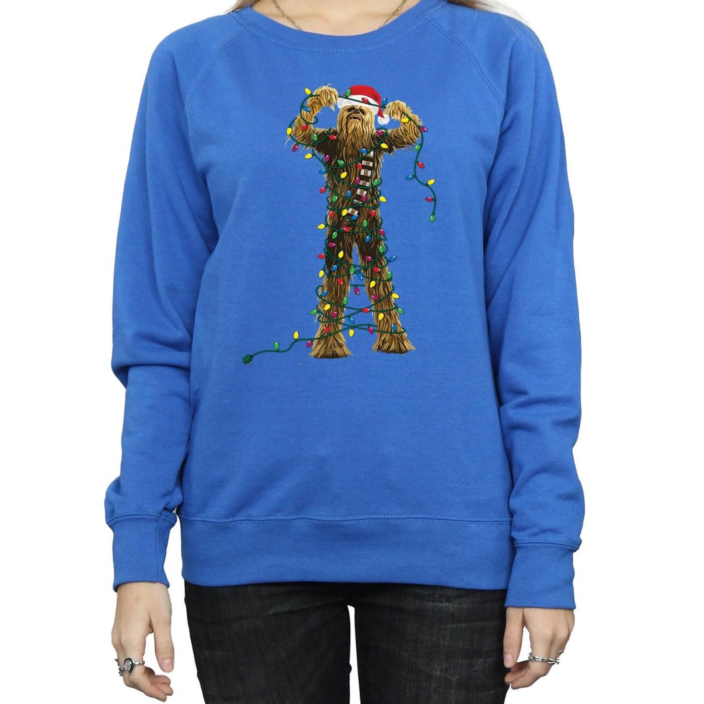 STAR WARS Star Wars Chewbacca Christmas Lights Sweatshirt  