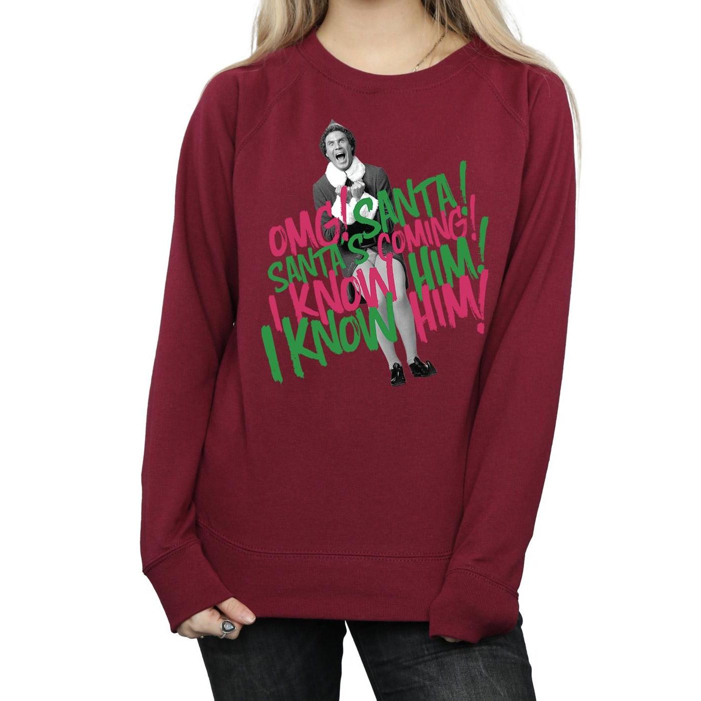 Elf Santa's Coming Sweatshirt Imprimé  