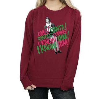 Elf Santa's Coming Sweatshirt Imprimé  