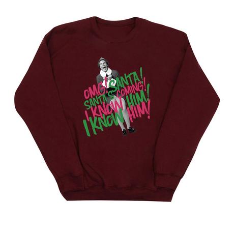 Elf Santa's Coming Sweatshirt Imprimé  