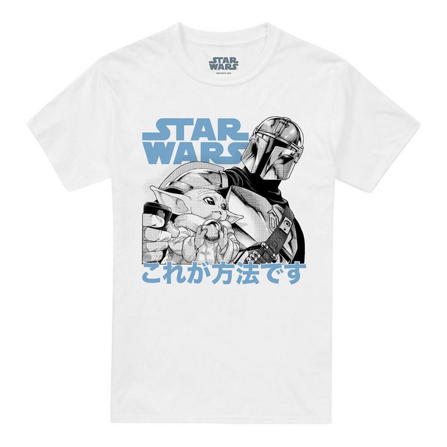 T-ShirtMotif Grogu Et Mando Motiftyle Manga