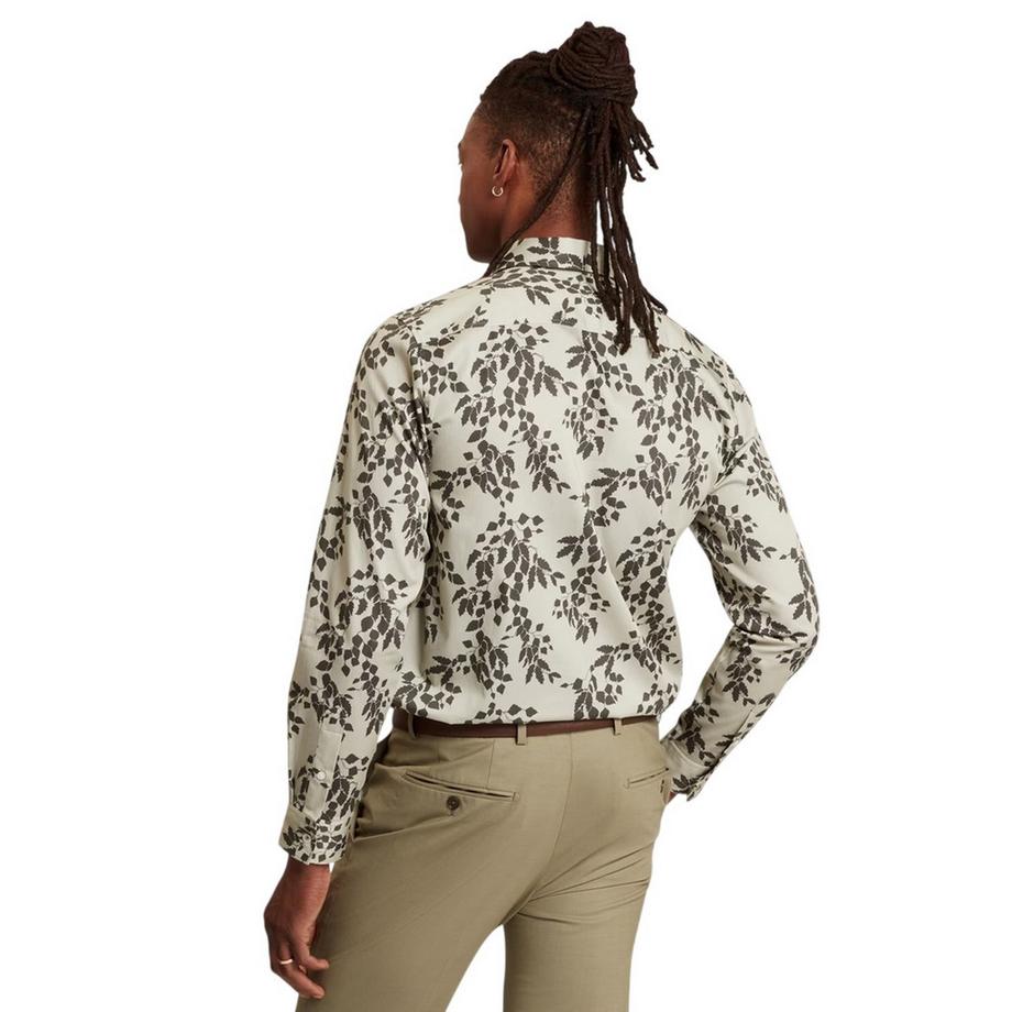 TED BAKER  Camicia Stampa Di Fogliame Manica Lunga 