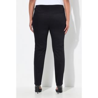 Ulla Popken Chino Slim Fit Hose Elastikbund Saumschlitze  