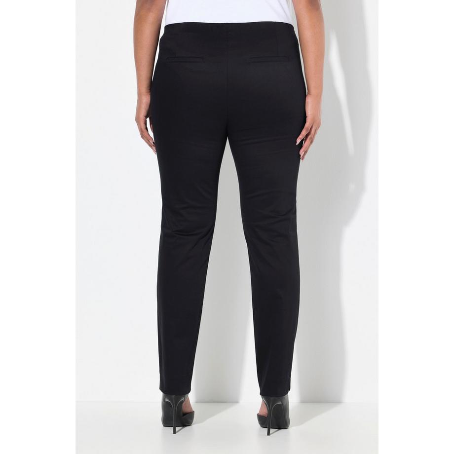 Ulla Popken Pantaloni Chino Slim Fit Vita Elastica Spacchetti Orlo  