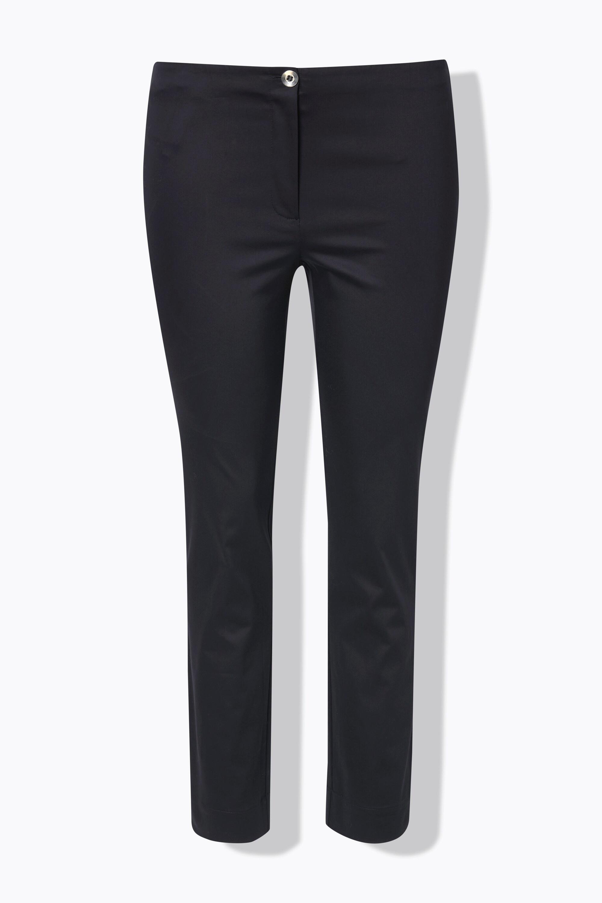 Ulla Popken Chino Slim Fit Hose Elastikbund Saumschlitze  