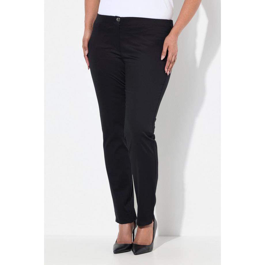 Ulla Popken Pantaloni Chino Slim Fit Vita Elastica Spacchetti Orlo  