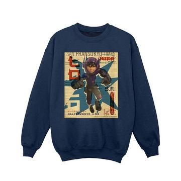 Big Hero 6 Baymax Hiro Newspaper Sweatshirt