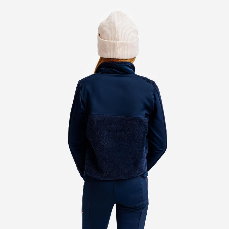 FOUGANZA  Polaire enfant équitation zippé polyester 