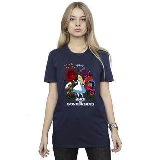 Disney  Alice In Wonderland Flowers TShirt 