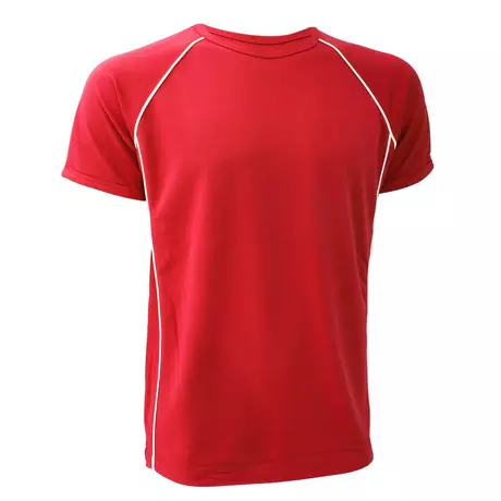 Finden & Hales  Tshirt de sport Coolplus Performance Rouge Bariolé