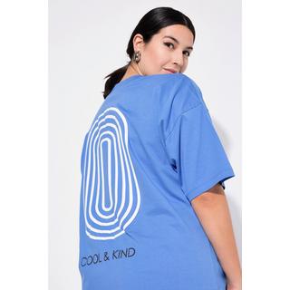 Studio Untold T-shirt Oversized Imprimé Arc Manches Mi-longues  