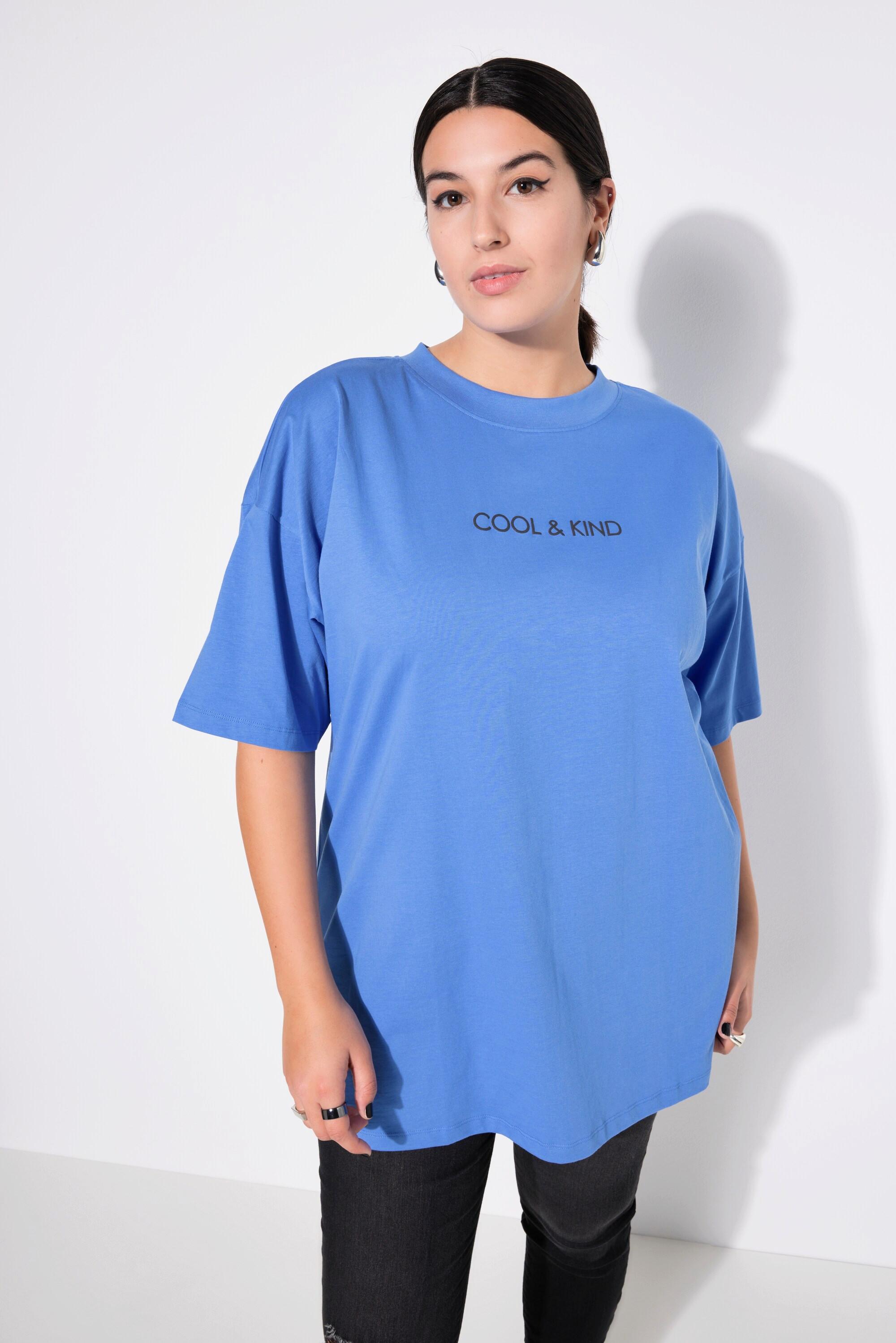 Studio Untold T-shirt Oversized Imprimé Arc Manches Mi-longues  