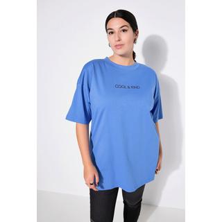 Studio Untold T-shirt Oversized Imprimé Arc Manches Mi-longues  