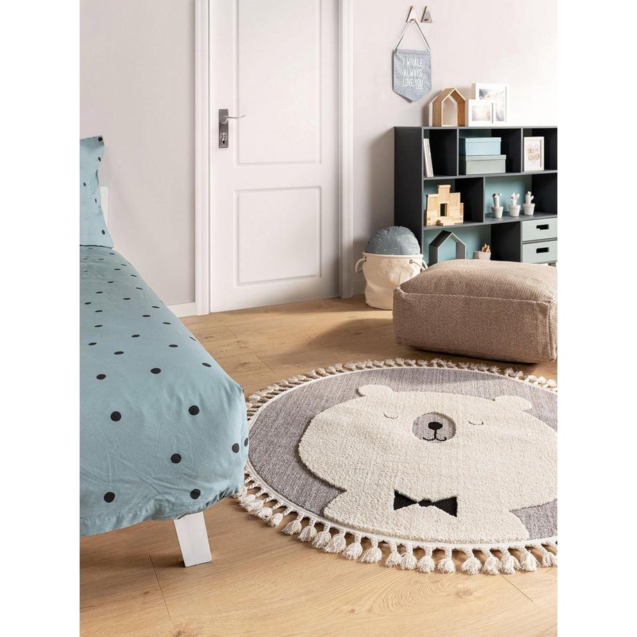 Benuta Kinderteppich Momo Grau  