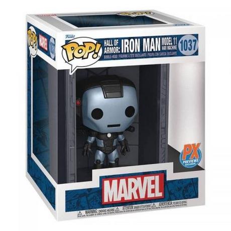 Funko  POP - Marvel - Iron Man - 1037 - Hall of Armor : War Machine - Deluxe - Exclusive 
