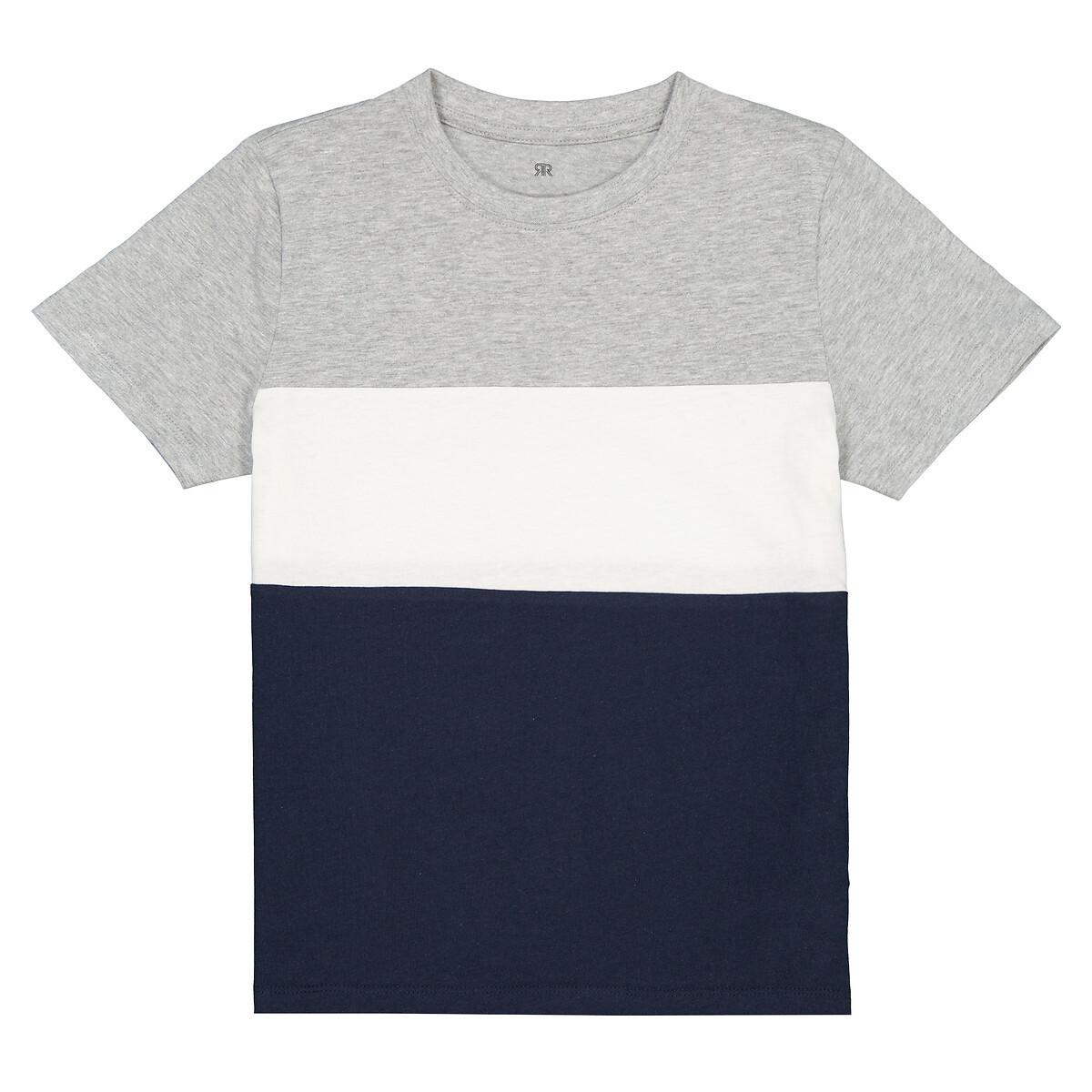 La Redoute Collections  T-shirt col rond colorblock 