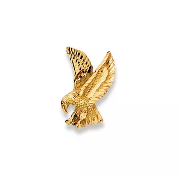 Pendentif aigle en or jaune 750, 27x17mm