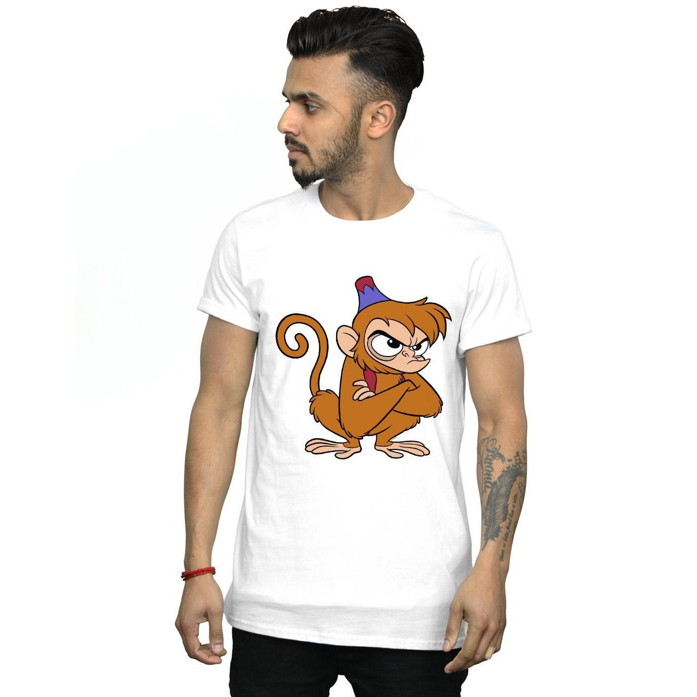 Disney Angry Abu Grafikdruck T-Shirt  