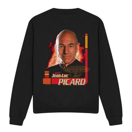 Star Trek Captain Jean-Luc Picard Sweatshirt Imprimé Graphique  