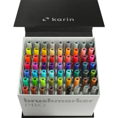 Karin KARIN Brush Marker PRO 27C7 Mega Box 60 Farben  
