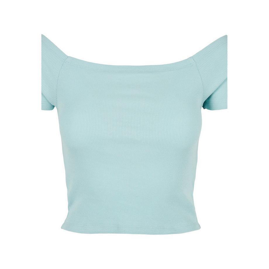 URBAN CLASSICS T-shirt a costine con spalle scoperte  
