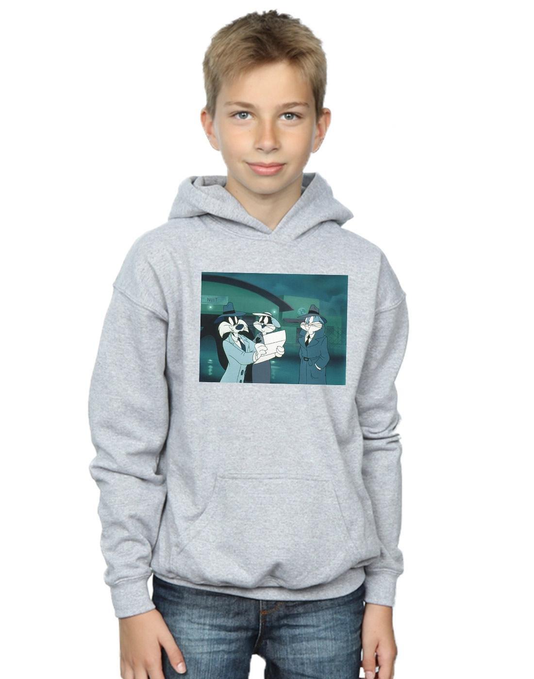 LOONEY TUNES  Sweat à capuche BUGS BUNNY SYLVESTER LETTER 
