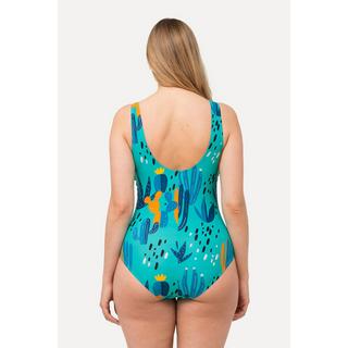 Ulla Popken  Maillot de bain, cactus, bonnets souples, anneaux fantaisie, matière recyclée 