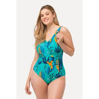 Ulla Popken  Maillot de bain, cactus, bonnets souples, anneaux fantaisie, matière recyclée 