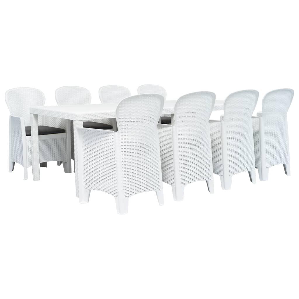 VidaXL Gartentisch und -stuhl plastik  