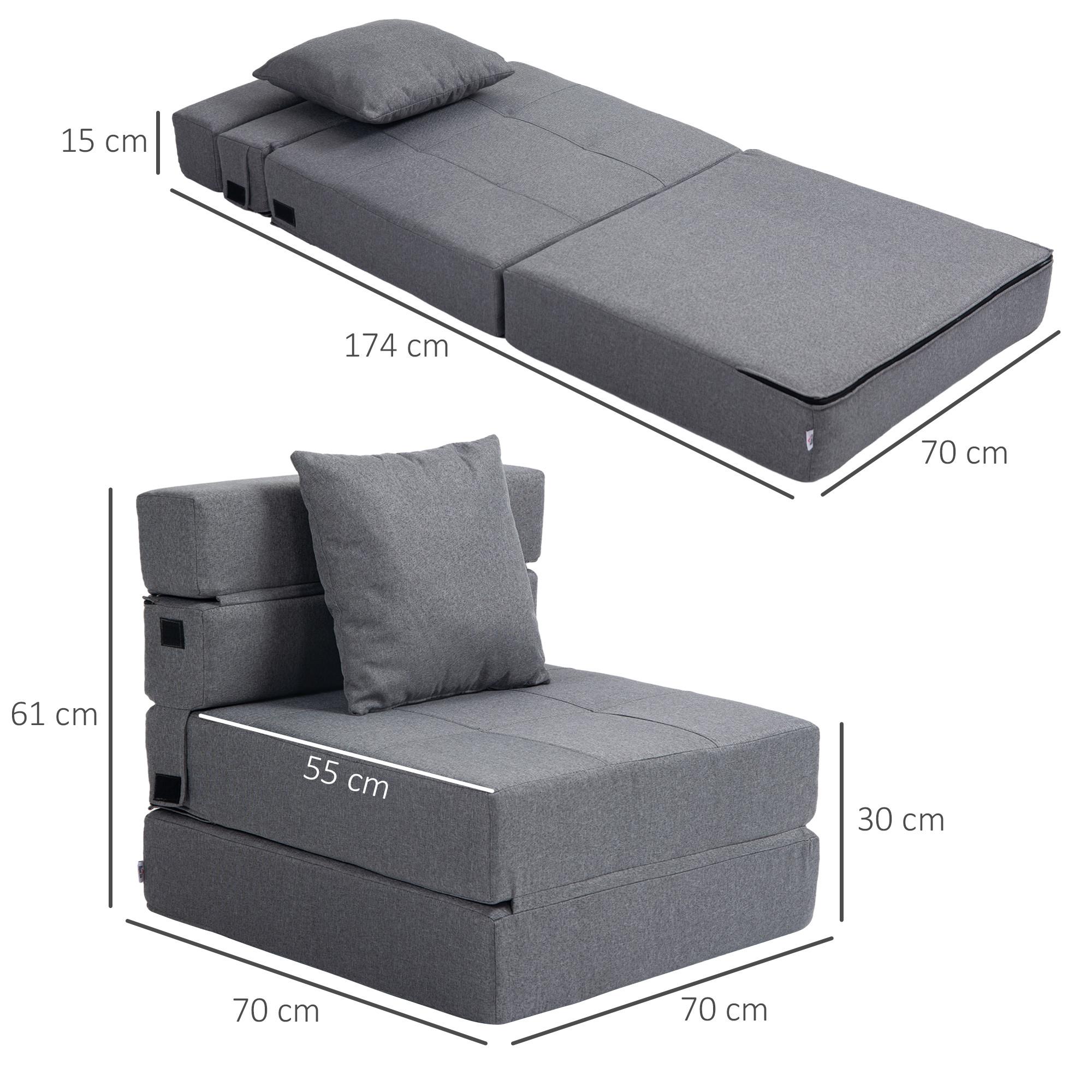 HOMCOM Chaise de couchage  