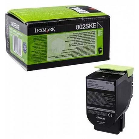 Lexmark  80C2SKE cartuccia toner 1 pz Originale Nero 