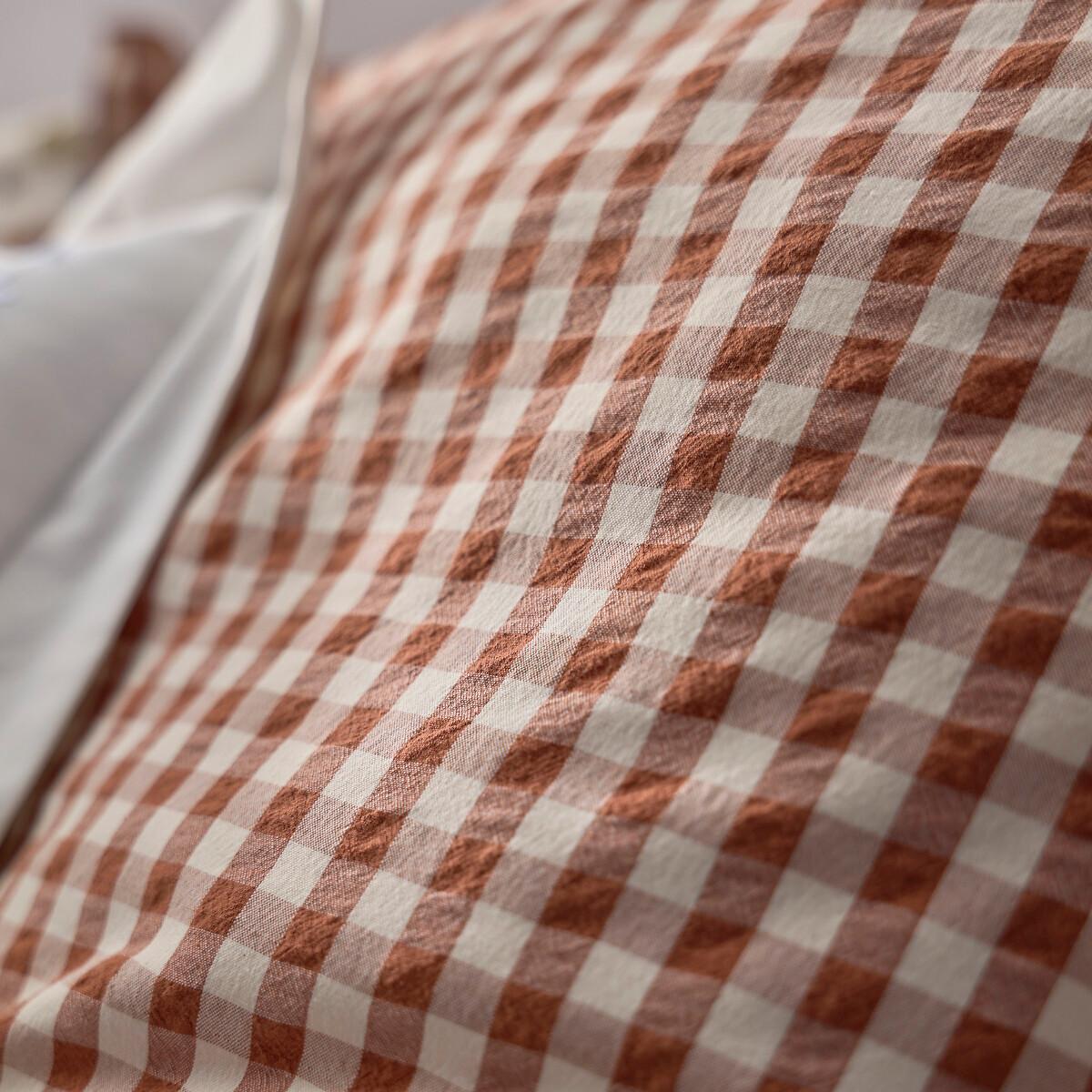 La Redoute Intérieurs Cottage Vichy Seersucker Lenzuolo con Angoli  