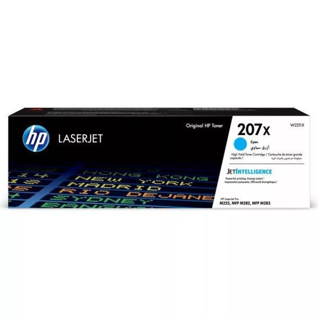 Hewlett-Packard – HP Toner-Modul 207X cyan W2211X CLJ Pro M255/282/283 2450 S., One Size