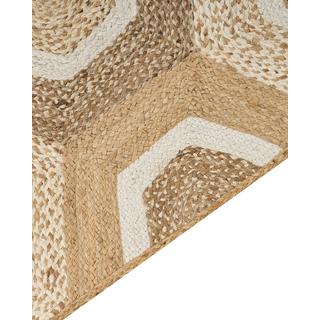 Beliani Tapis en Jute Boho BASOREN  