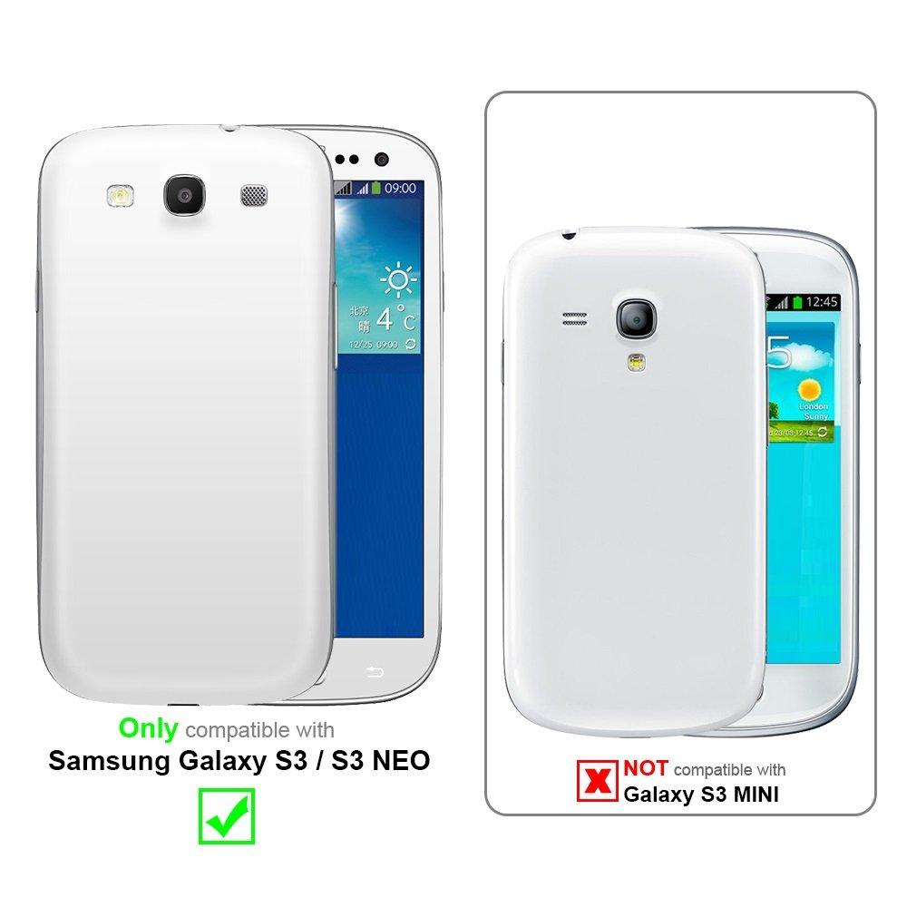 Cadorabo  Hülle für Samsung Galaxy S3 / S3 NEO Magnetverschluss, Kartenfach 