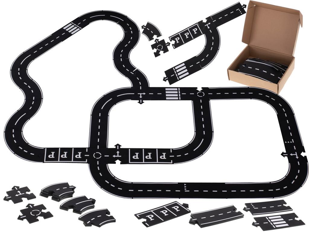 Pricenet  Puzzle creativo 2in1 carreggiata 40 elementi 