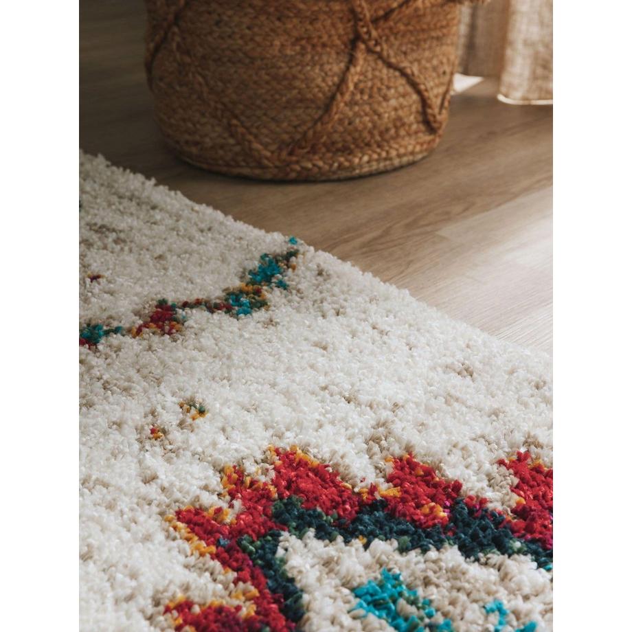 Benuta Tapis à poils longs Gobi Beige  