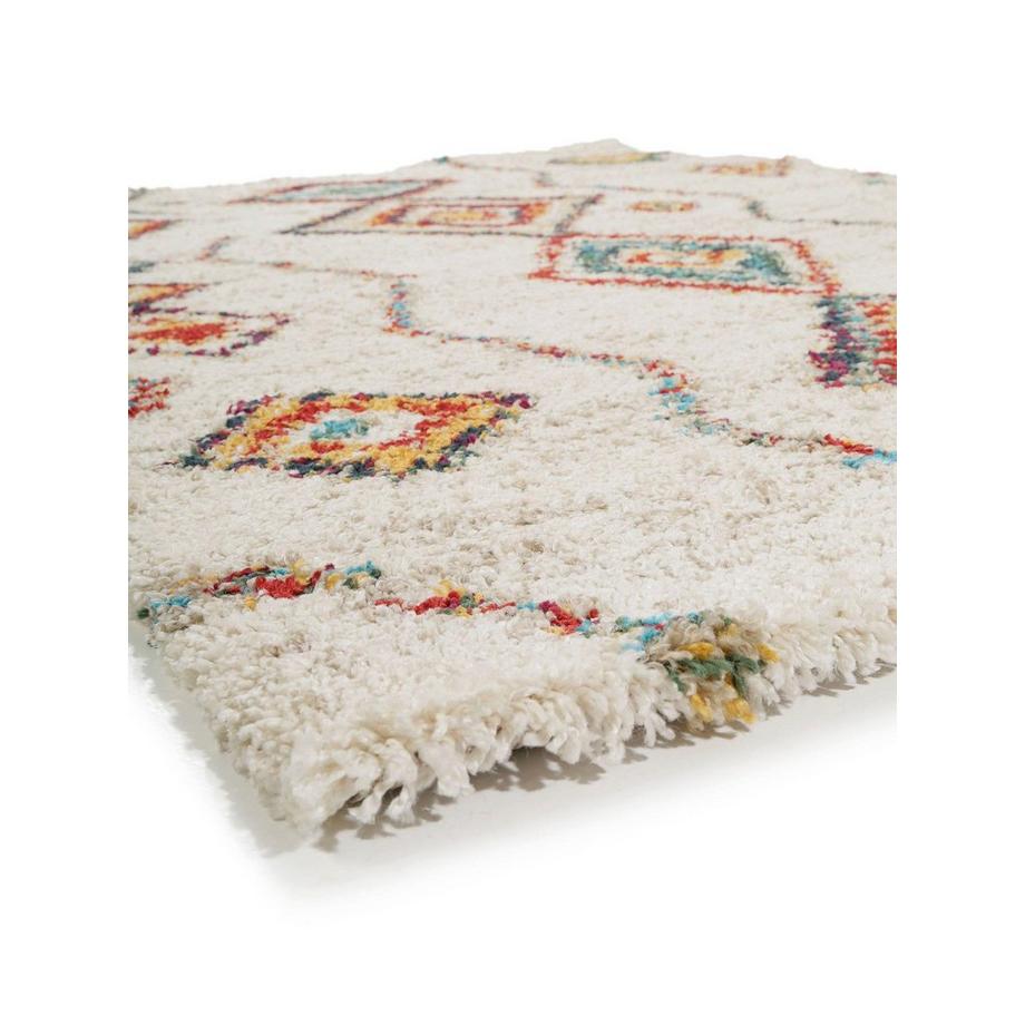 Benuta Tapis à poils longs Gobi Beige  