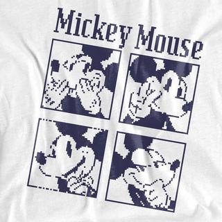 Disney Mickey Mouse Pixelated Expressions T-Shirt Maniche Lunghe  