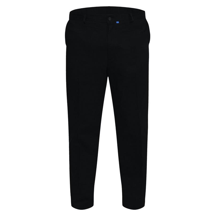 D555 Pantalon Uni Extensible Style Chino Grande Taille Bruno