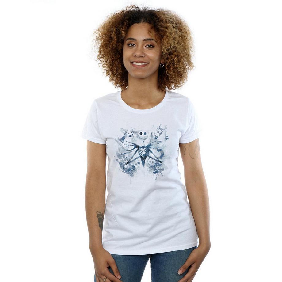 Disney Nightmare Before Christmas Paint Spray Carers T-Shirt  