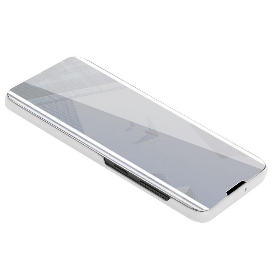Cadorabo  Housse compatible avec Samsung Galaxy S20 FE - Clear View étui de protection miroir avec fonction de support Protection à 360 degrés 