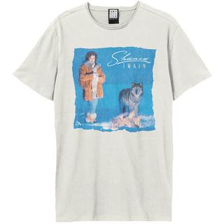 Amplified T-Shirt Stampa Grafica Lupo  