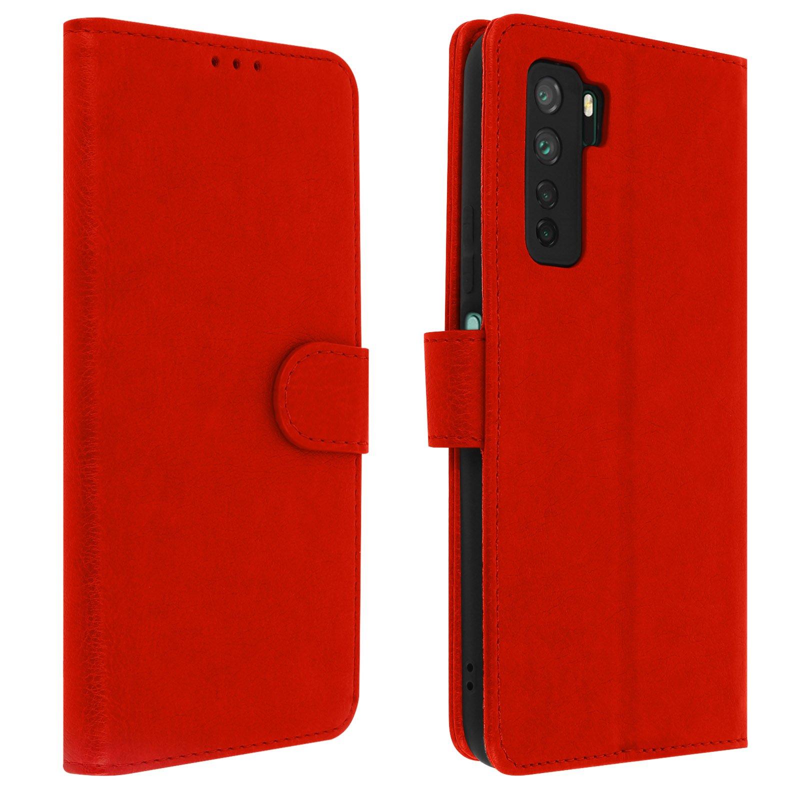 Avizar  Custodia folio Huawei P40 Lite 5G rossa 