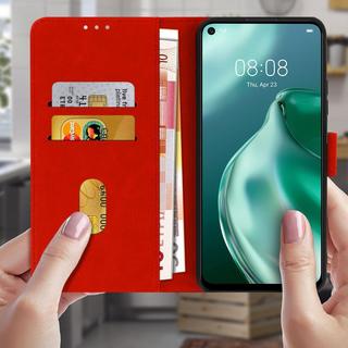 Avizar  Custodia folio Huawei P40 Lite 5G rossa 