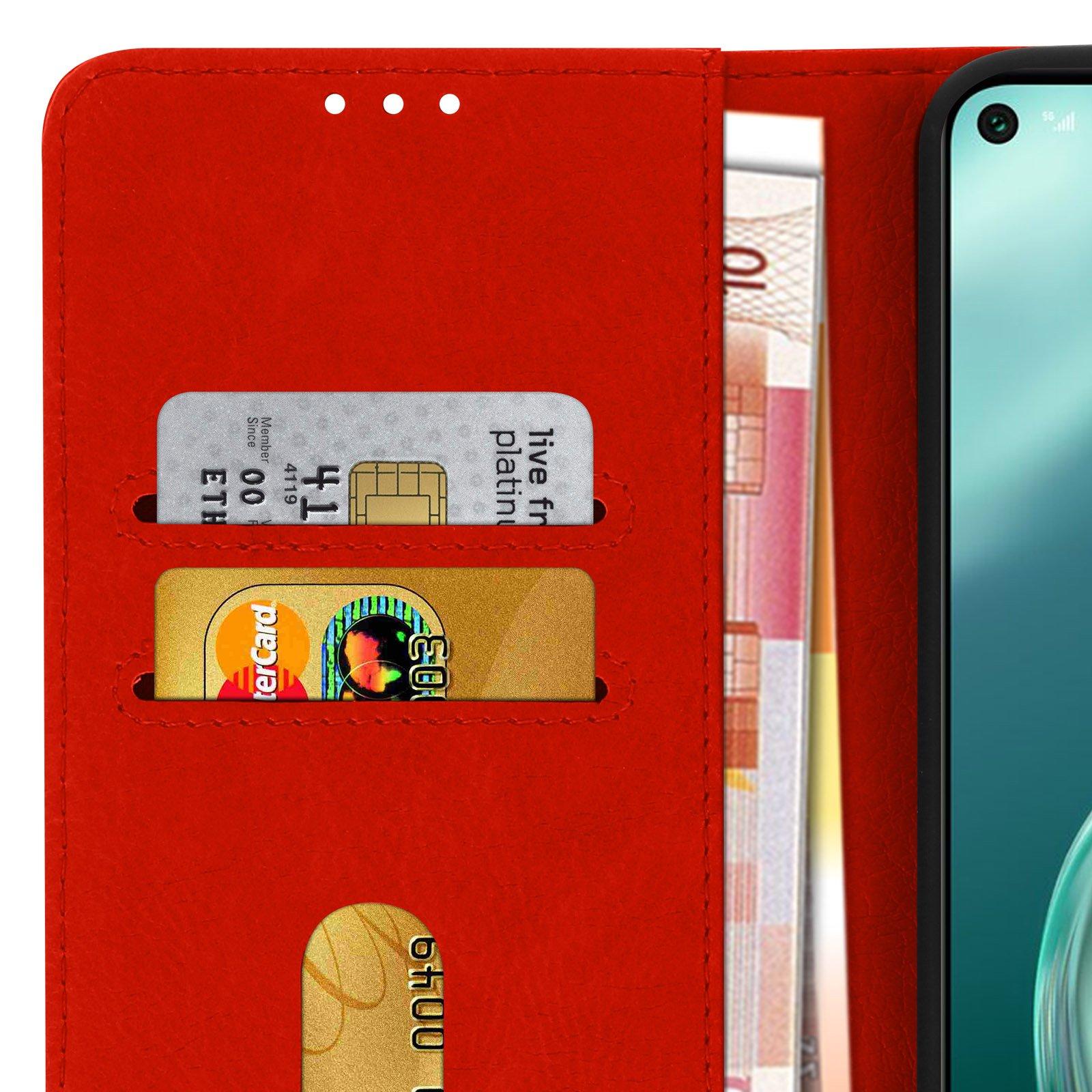 Avizar  Custodia folio Huawei P40 Lite 5G rossa 