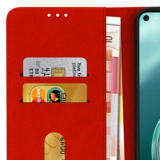 Avizar  Custodia folio Huawei P40 Lite 5G rossa 